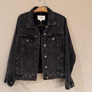 Pistola Hayden Washed Black Denim Jean Jacket